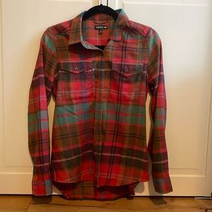 Toad & co re-form lightweight flannel shirt in winterberry